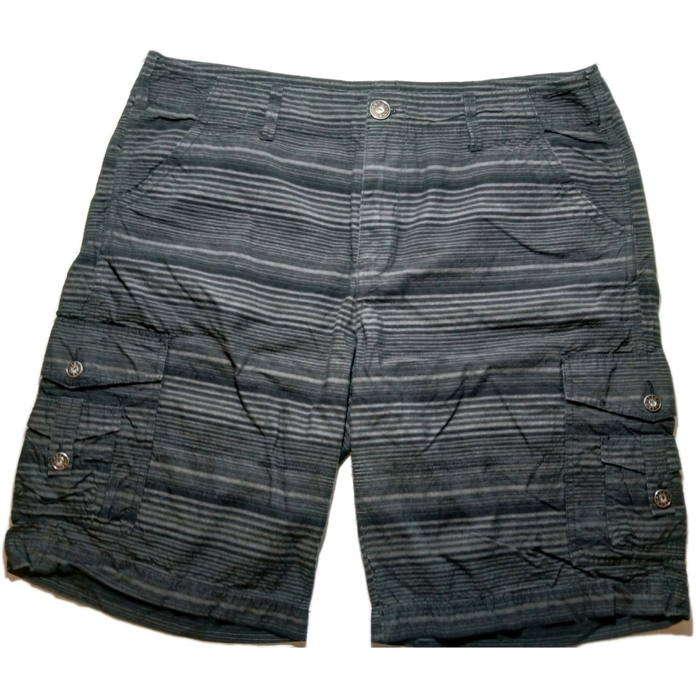 Guess Men 40 Cargo Utility Shorts Long Hiking Trail Tactical Work Y2K 354C‎